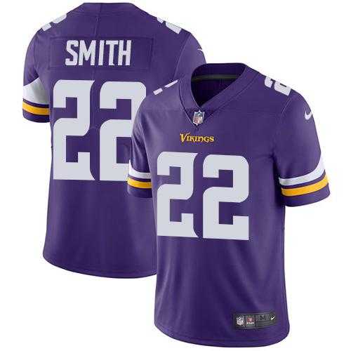 Nike Minnesota Vikings #22 Harrison Smith Purple Team Color NFL Vapor Untouchable Limited Jersey,We sell and wholesale Nike Minnesota Vikings #22 Harrison Smith Purple Team Color NFL Vapor Untouchable Limited Jersey on line form chian!